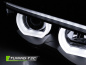 Mobile Preview: 3D LED Angel Eyes Scheinwerfer für BMW 7er E38 94-98 schwarz